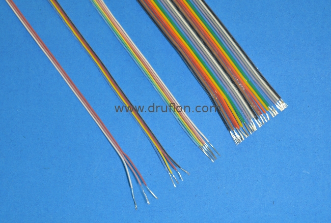 PTFE Insulated Flat Ribbon Cables