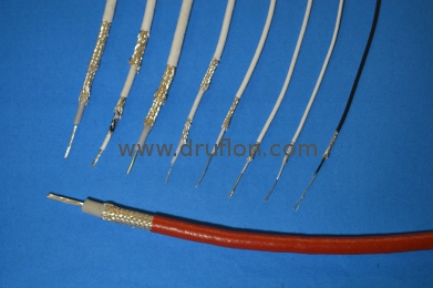 PTFE Insulated RF Coaxial Cables