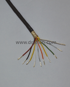 PTFE insulated multi-core cables